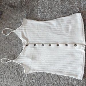 H&M Button Front Tank Top